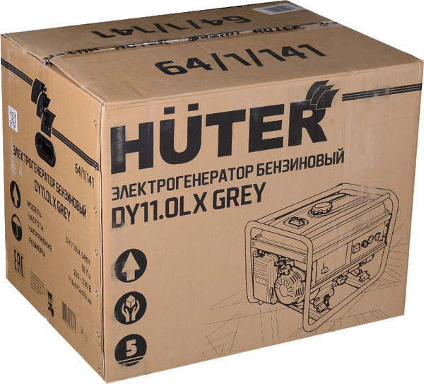 Бензиновый генератор Huter Grey DY13.0LX- фото7