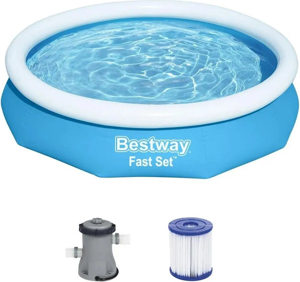 Надувной бассейн Bestway 305x66см / 57458- фото6
