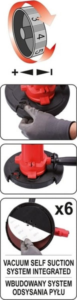 Шлифовальная машина для стен Yato YT-82340- фото5