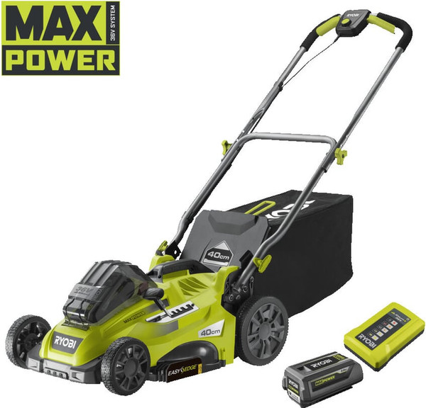 Газонокосилка аккумуляторная Ryobi RLM36x41H50G 5133005462- фото3
