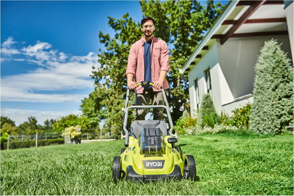 Газонокосилка аккумуляторная Ryobi RLM36x41H50G 5133005462- фото9
