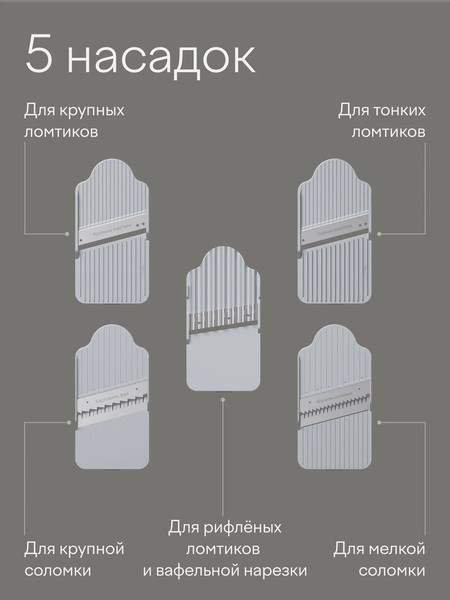 Овощерезка электрическая Tuvio TFP03- фото9