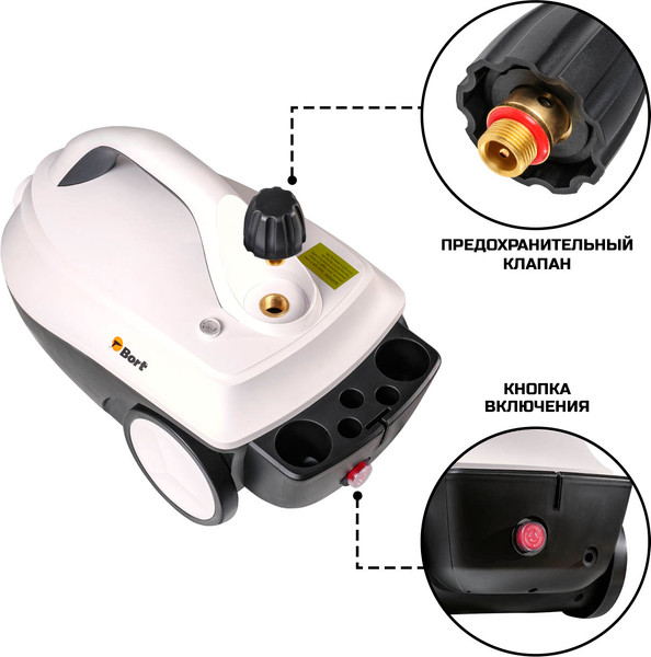 Пароочиститель Bort BDR-2400-R- фото4