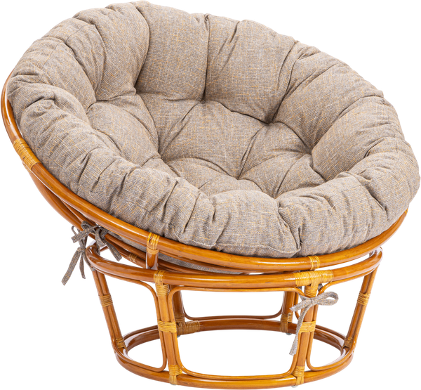 Кресло садовое Tetchair Papasan 23/01 W с подушкой и ремешками- фото