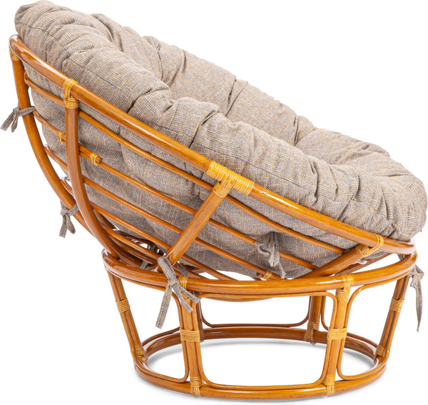 Кресло садовое Tetchair Papasan 23/01 W с подушкой и ремешками- фото2