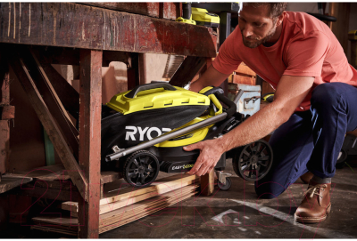 Газонокосилка аккумуляторная Ryobi OLM1833B- фото7