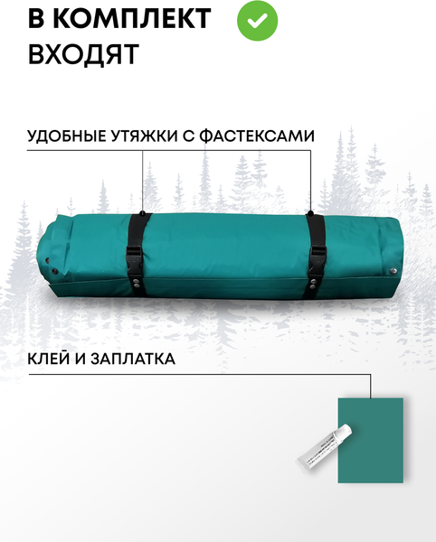 Туристический коврик RSP Outdoor Sunny 75 Auto / M-SUN-75-AUTO-GN- фото4