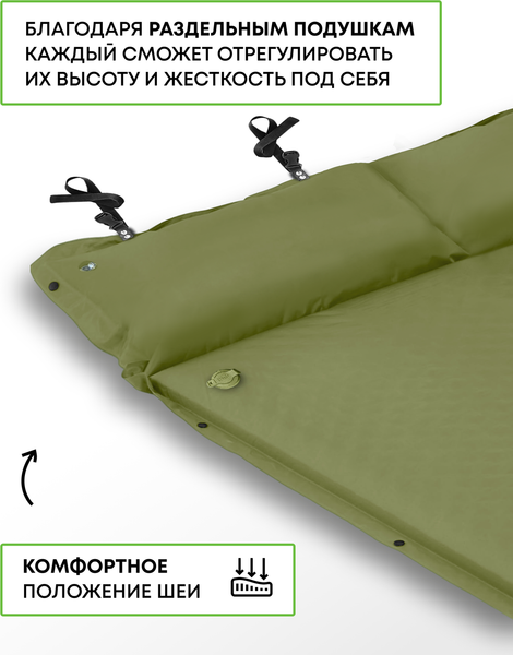 Туристический коврик RSP Outdoor Sunny 75 Auto / M-SUN-75-AUTO-OLGN- фото9