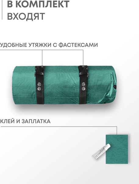Туристический коврик RSP Outdoor Velour 38 / M-VEL-38-GN- фото10