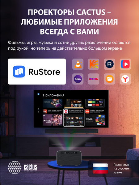 Проектор Cactus CS-PRC.06B.WUXGA-A- фото4
