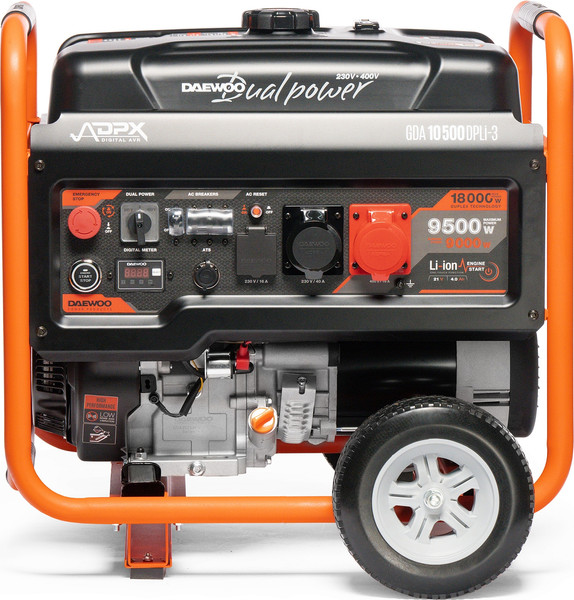 Бензиновый генератор Daewoo Power GDA 10500DPLi-3- фото2