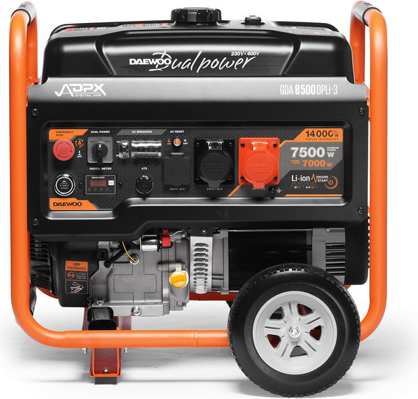 Бензиновый генератор Daewoo Power GDA 8500DPLi-3- фото2