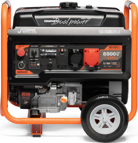 Бензиновый генератор Daewoo Power GDA 9500DPLi-3- фото2