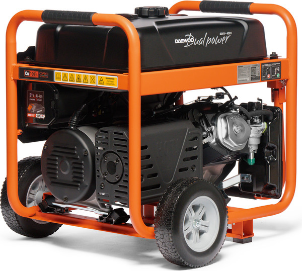 Бензиновый генератор Daewoo Power GDA 9500DPLi-3- фото4