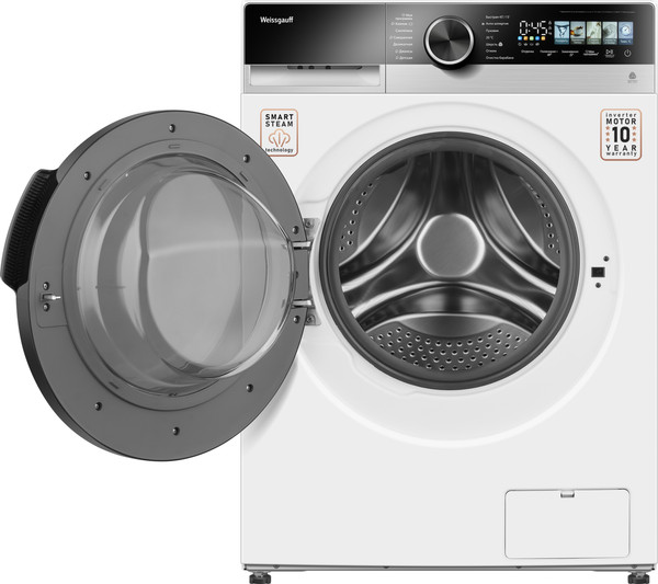 Стиральная машина Weissgauff WM 45148 Color Touch Inverter Steam- фото4