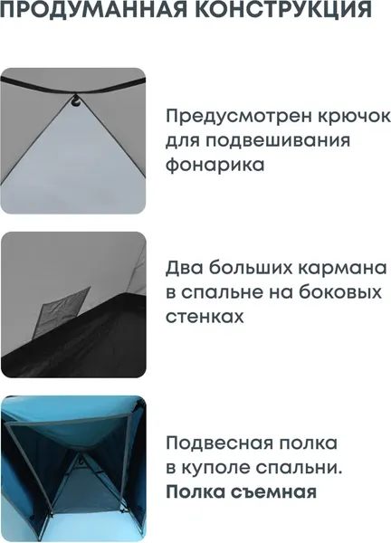 Палатка RSP Outdoor Lake 3 / T-LA-3-B- фото7
