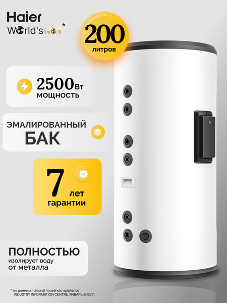 Бойлер косвенного нагрева Haier AquaBoost S 1.200F / GA0UARE05- фото5