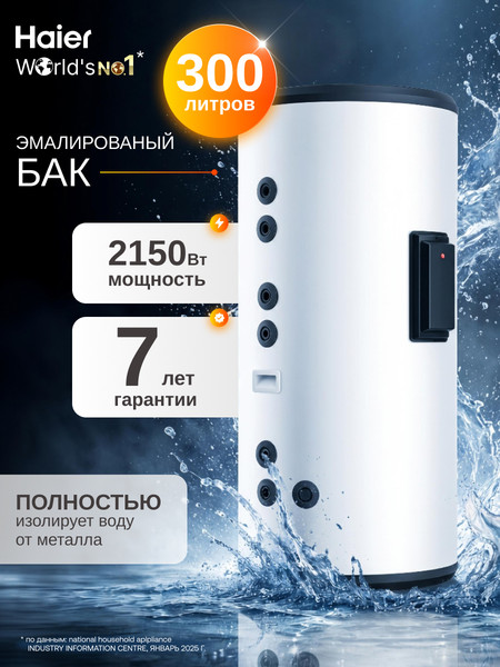 Бойлер косвенного нагрева Haier AquaBoost S 1.300F / GA0UAUE05- фото5
