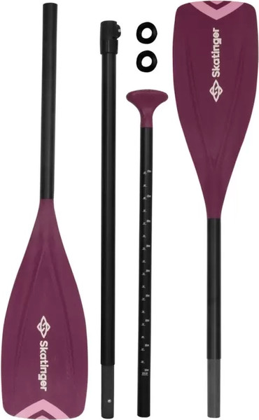 Весло для SUP-борда Skatinger Screen printing Fiberglass Paddle / SCRPRI-PURPL