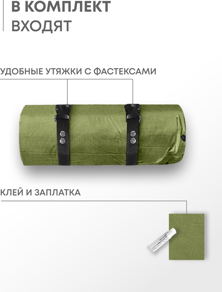 Туристический коврик RSP Outdoor Velour 38 / M-VEL-38-OLGN- фото10