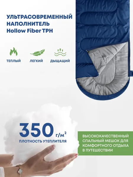 Спальный мешок RSP Outdoor Sleep 350 / SB-SL-350-B-L- фото7
