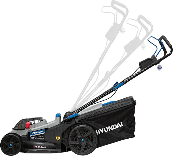 Газонокосилка аккумуляторная Hyundai HYL438iONSET- фото4