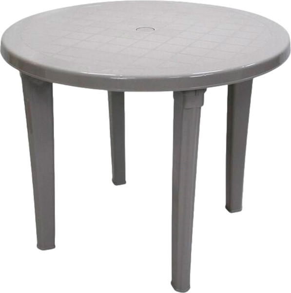 Стол пластиковый Ellastik Plast Элластик Круглый 95x95x74- фото