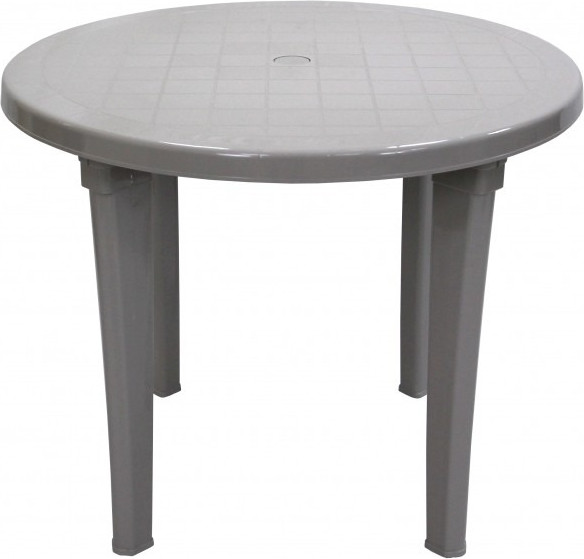 Стол пластиковый Ellastik Plast Элластик Круглый 95x95x74- фото2