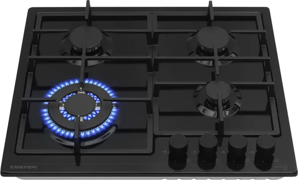Газовая варочная панель MEFERI MGH604BK Light- фото5