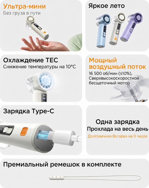 Вентилятор Orico mFAN1-WH-BP- фото3