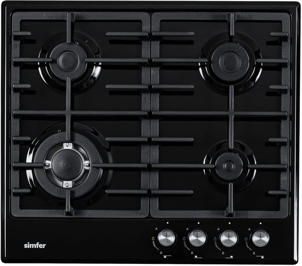 Газовая варочная панель Simfer H60V41B506- фото