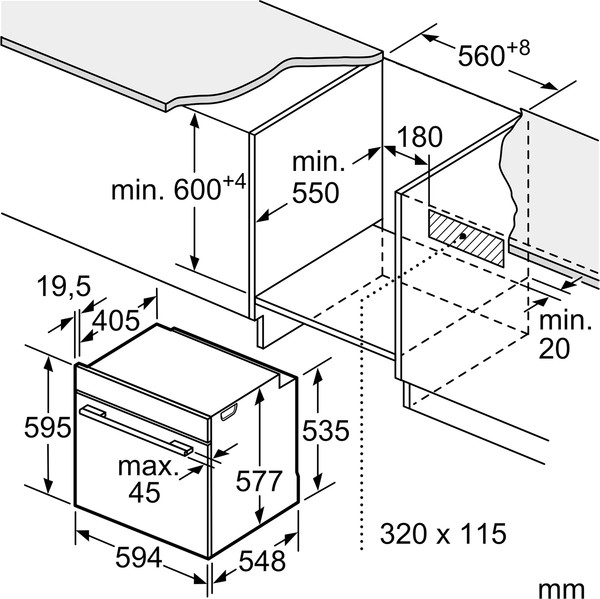 Электрический духовой шкаф Bosch HBG7221B1- фото8