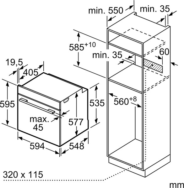 Электрический духовой шкаф Bosch HBG7221B1- фото9