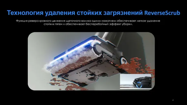 Вертикальный пылесос Tineco Floor One S9 Artist Steam Pro / SW201600RU- фото10