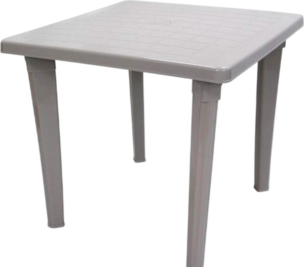 Стол пластиковый Ellastik Plast Элластик Квадратный 85x85x74- фото