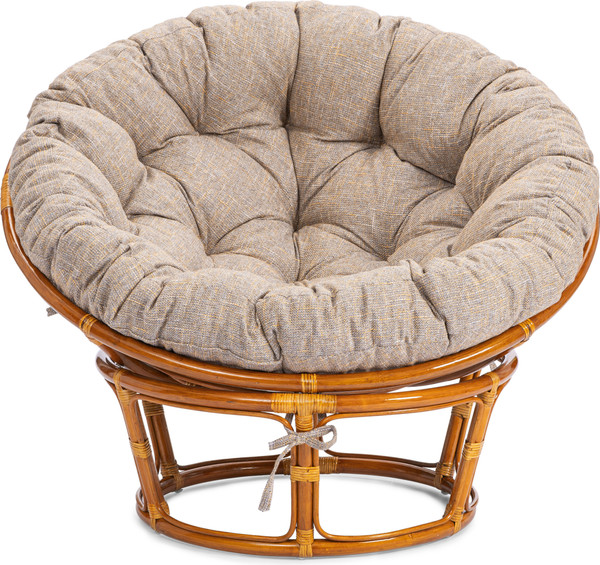 Кресло садовое Tetchair Papasan 23/01 W с подушкой и ремешками- фото2