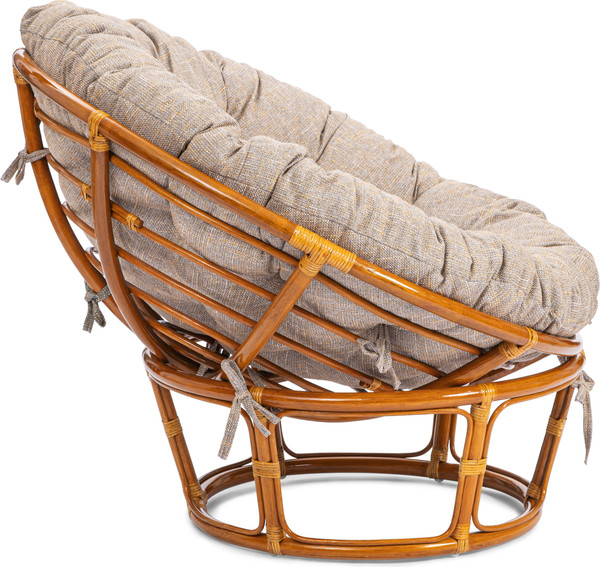 Кресло садовое Tetchair Papasan 23/01 W с подушкой и ремешками- фото3