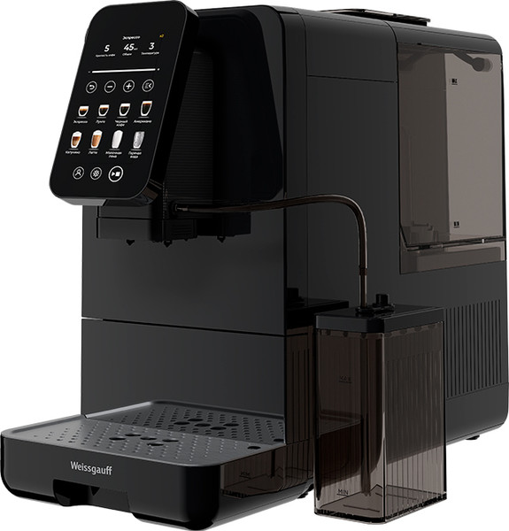 Кофемашина Weissgauff WCM-345 Automatic ColorTouch Cappuccino Nero- фото2