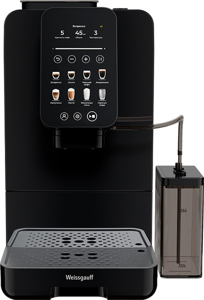 Кофемашина Weissgauff WCM-345 Automatic ColorTouch Cappuccino Nero- фото3