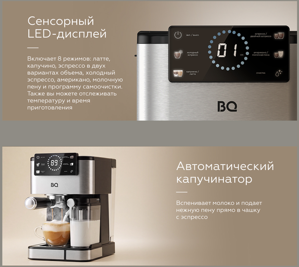 Кофеварка эспрессо BQ ECM1090A- фото9