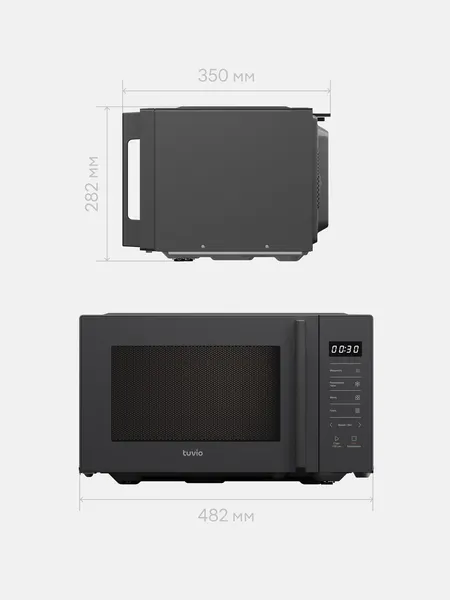 Микроволновая печь Tuvio MW06BG-2- фото2