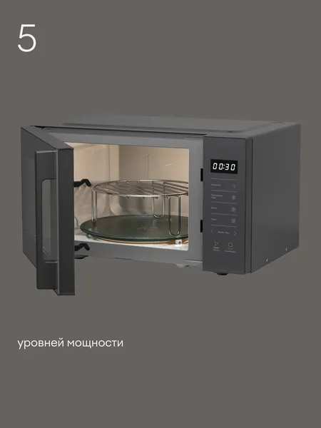 Микроволновая печь Tuvio MW06BG-2- фото5