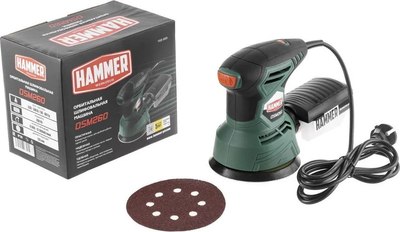 Эксцентриковая шлифовальная машина Hammer Flex OSM260- фото10