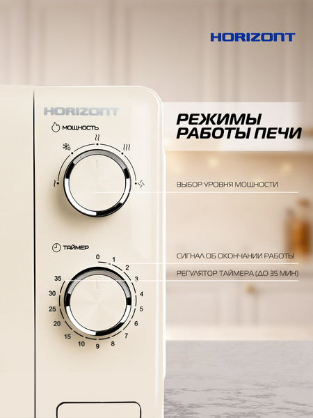 Микроволновая печь Horizont HSM205 RI- фото2