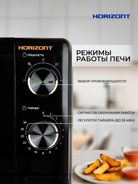 Микроволновая печь Horizont HSM205 RBG- фото2