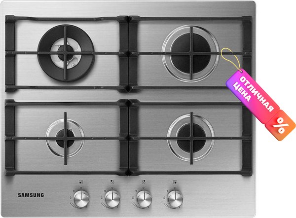Газовая варочная панель Samsung NA64H3040AS/WT- фото
