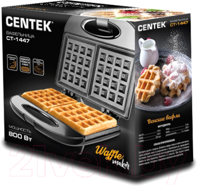 Вафельница Centek CT-1447- фото3