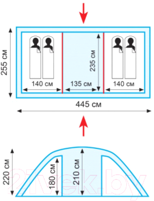 Палатка Tramp Eagle 4 V2 / TRT-86- фото2