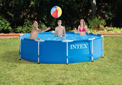 Каркасный бассейн Intex Metal Frame / 56996/28212- фото5