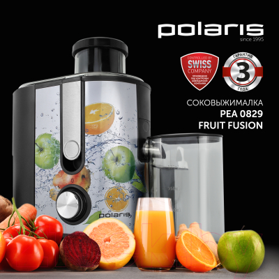Соковыжималка электрическая Polaris PEA 0829 Fruit Fusion- фото4
